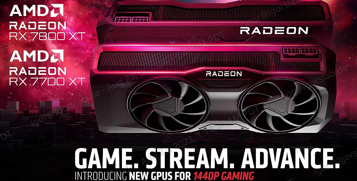 Que valent les derniers GPU AMD RX 7700XT et RX 7800XT ?