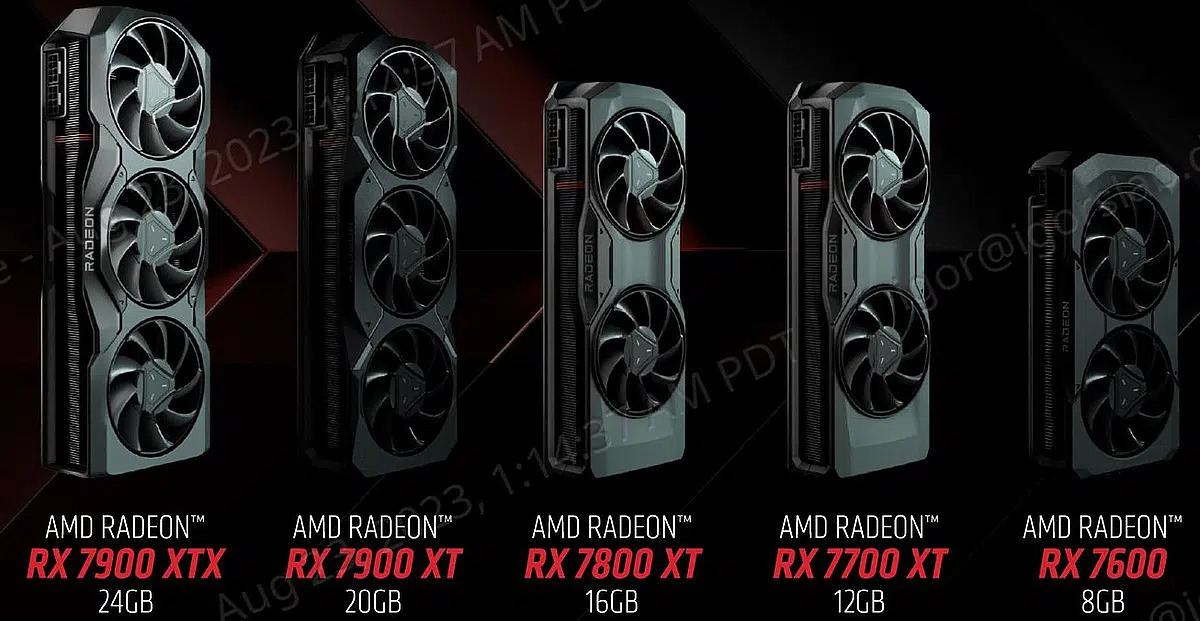 AMD RX 7700XT AMD RX 7800XT