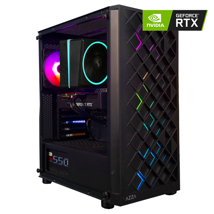 PC gamer Atlas RTX 3050 FlowUP 