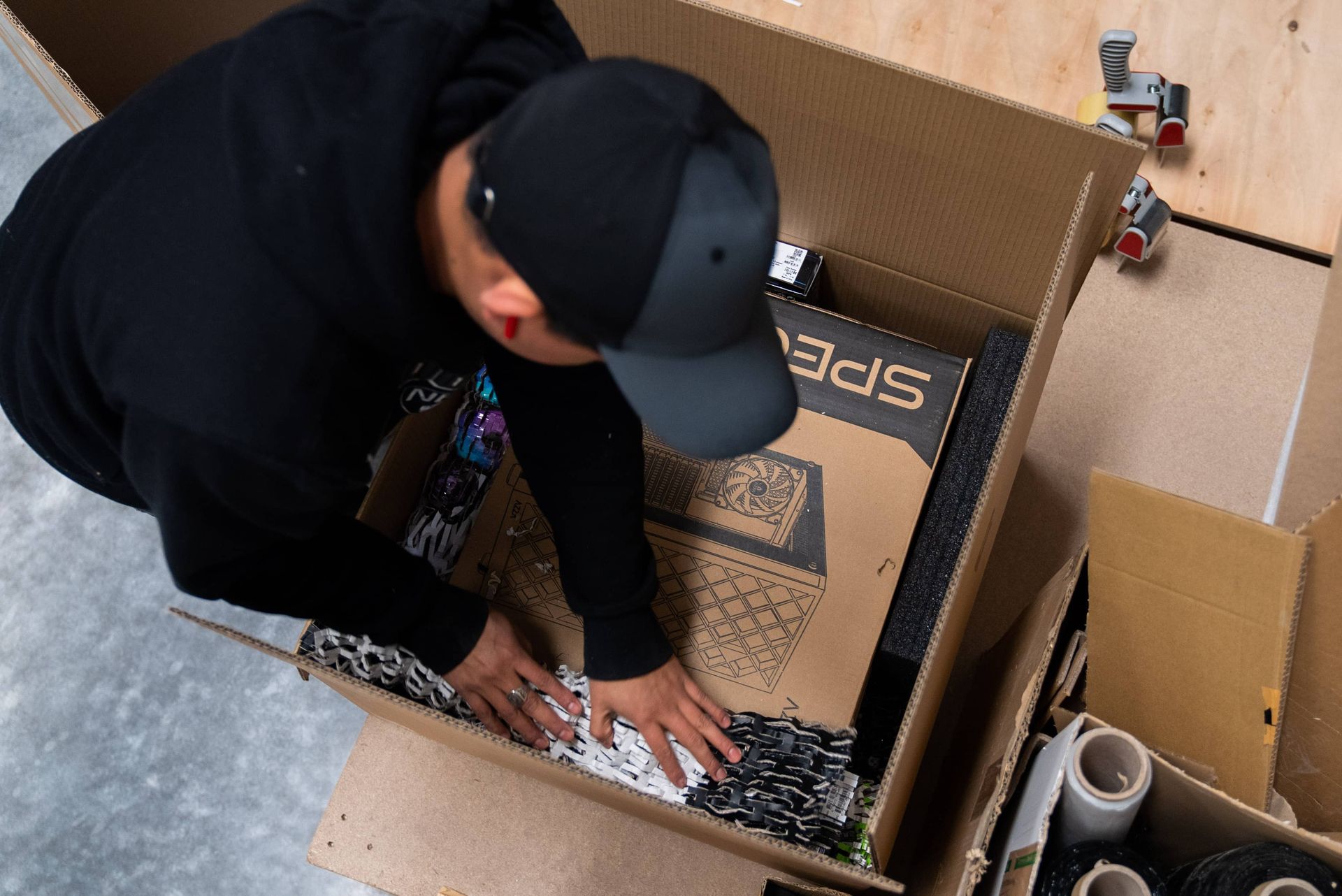 écologie (recyclage) emballage pc flowup