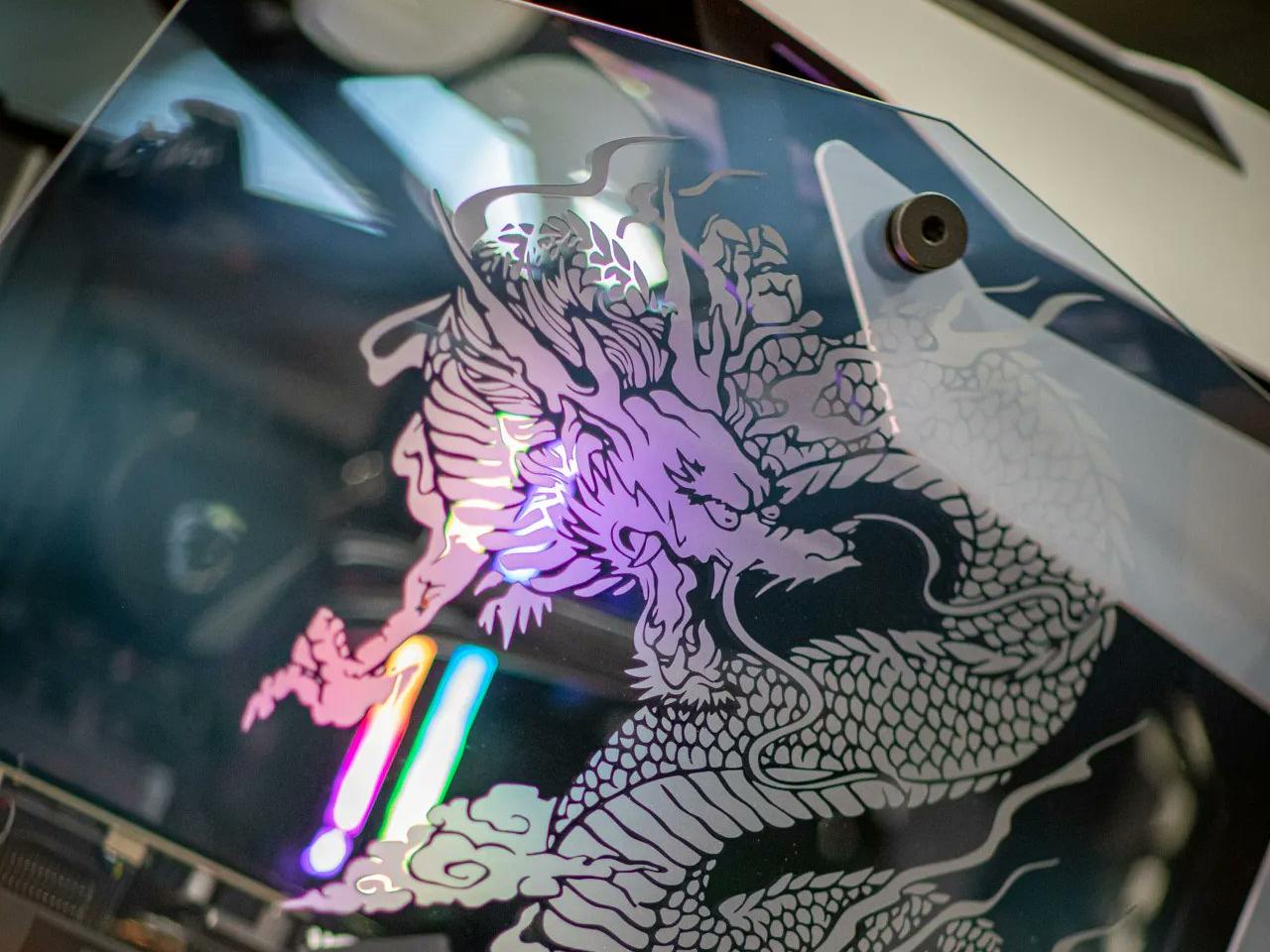 Gravure dragon Pc gamer flowup custom