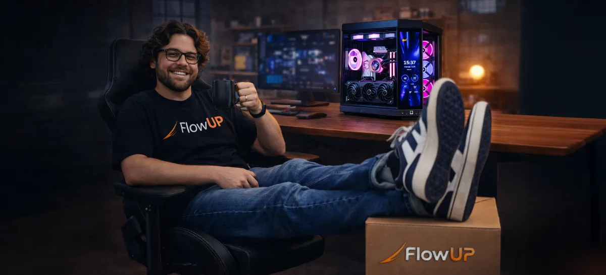 Een gaming-pc monteren in de FlowUP-werkplaats
