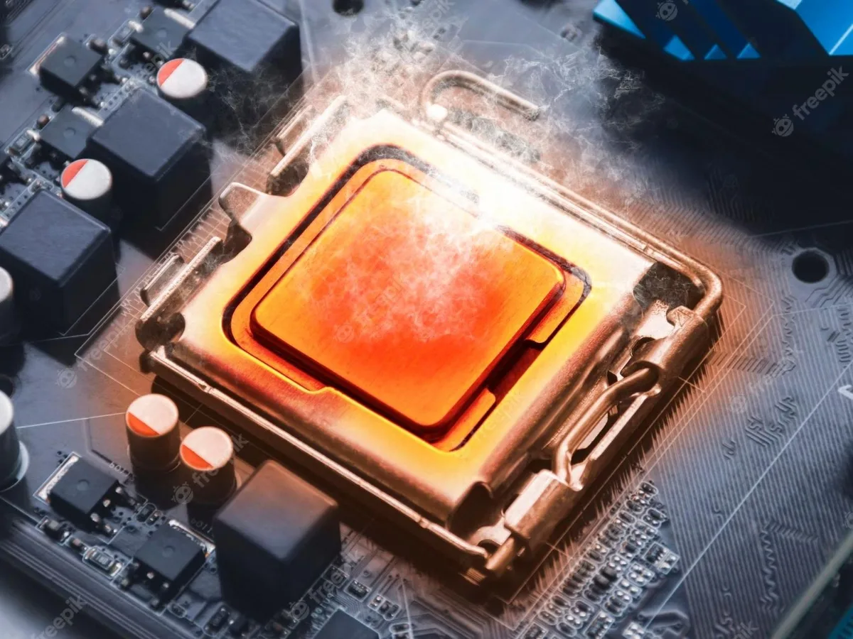 Processeur en surchauffe sur une carte mère, cause d'extinction automatique du PC