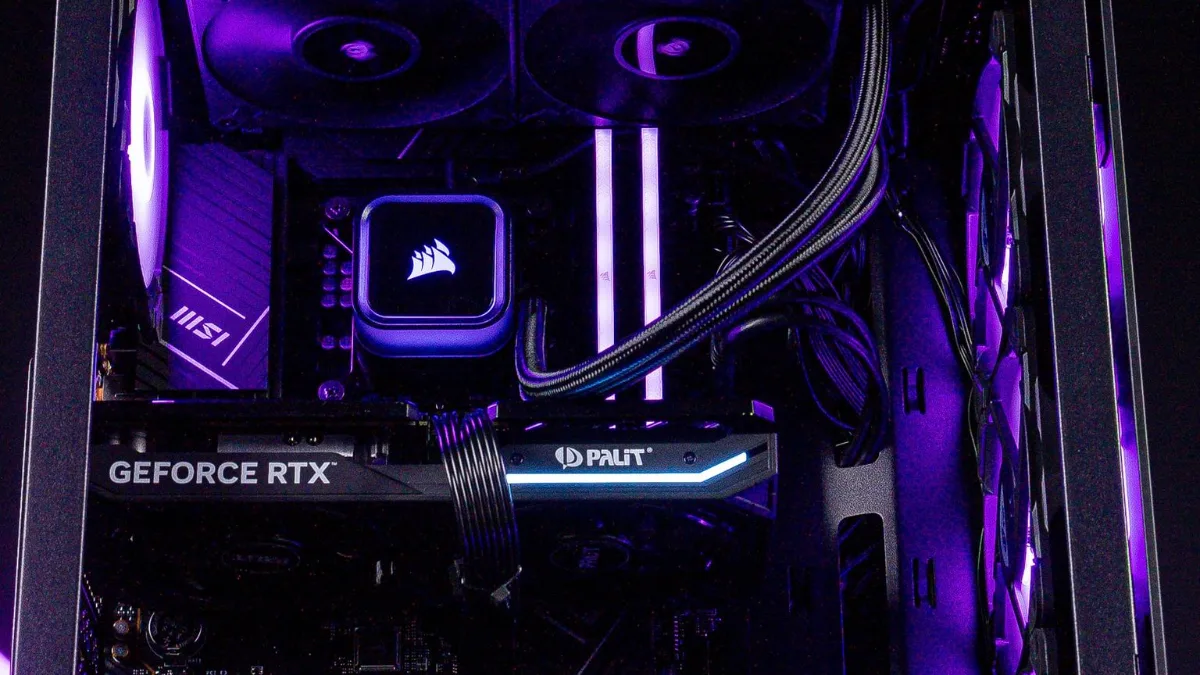 Carte graphique GeForce RTX dans le PC Toyger Streaming Edition