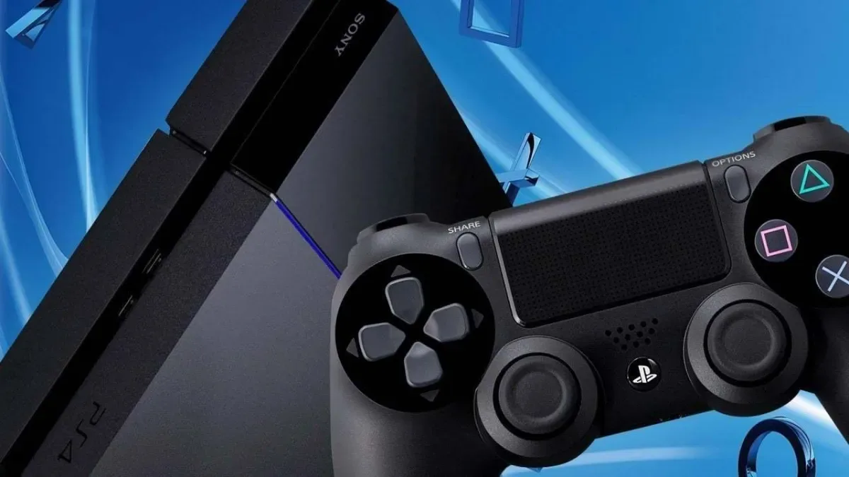 Console PS4 et sa manette DualShock 4