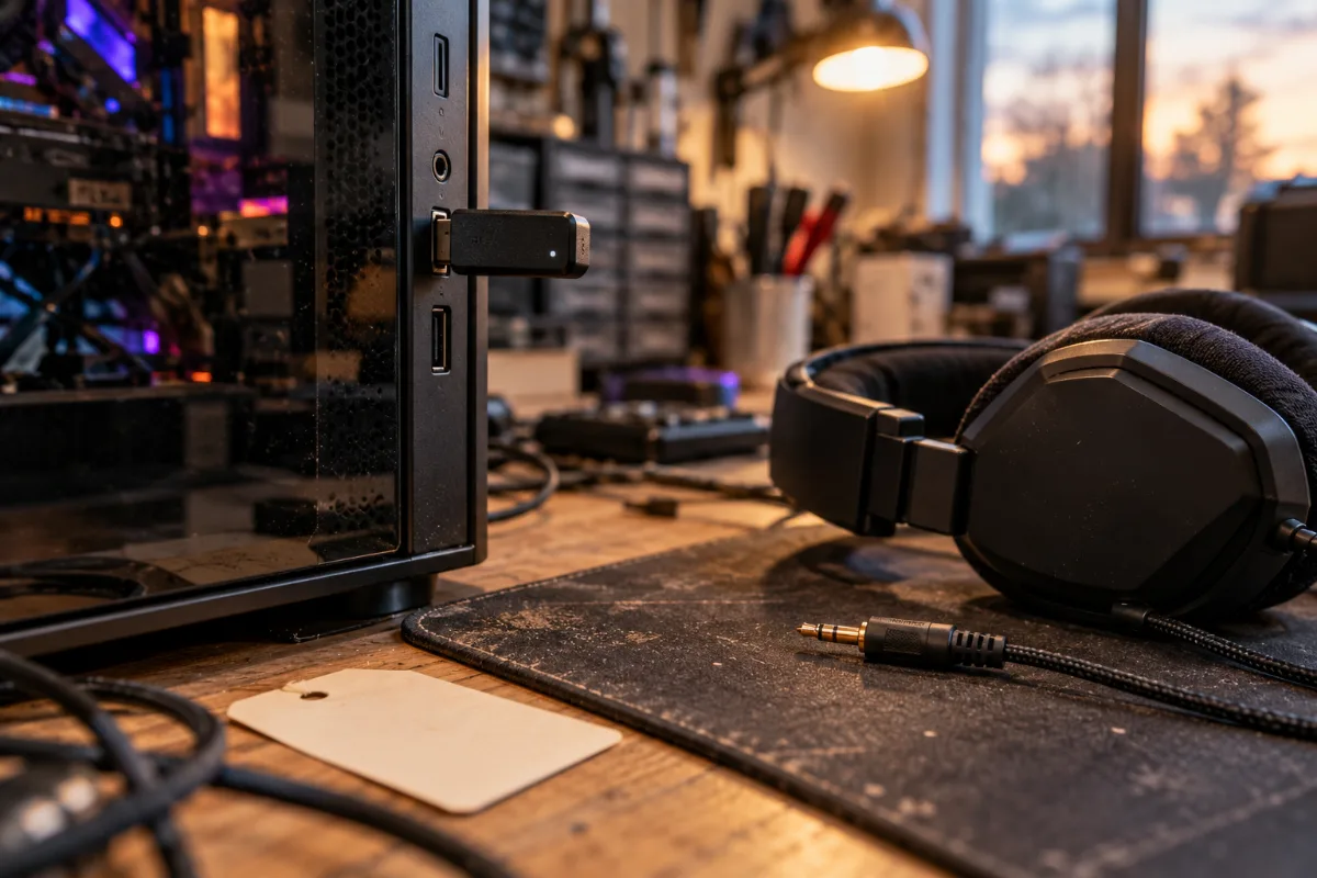 Comparaison visuelle entre un casque gaming filaire et un casque gaming sans fil