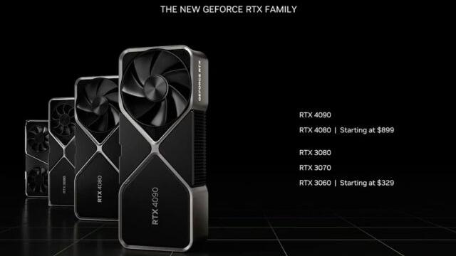 the new geforce RTX family