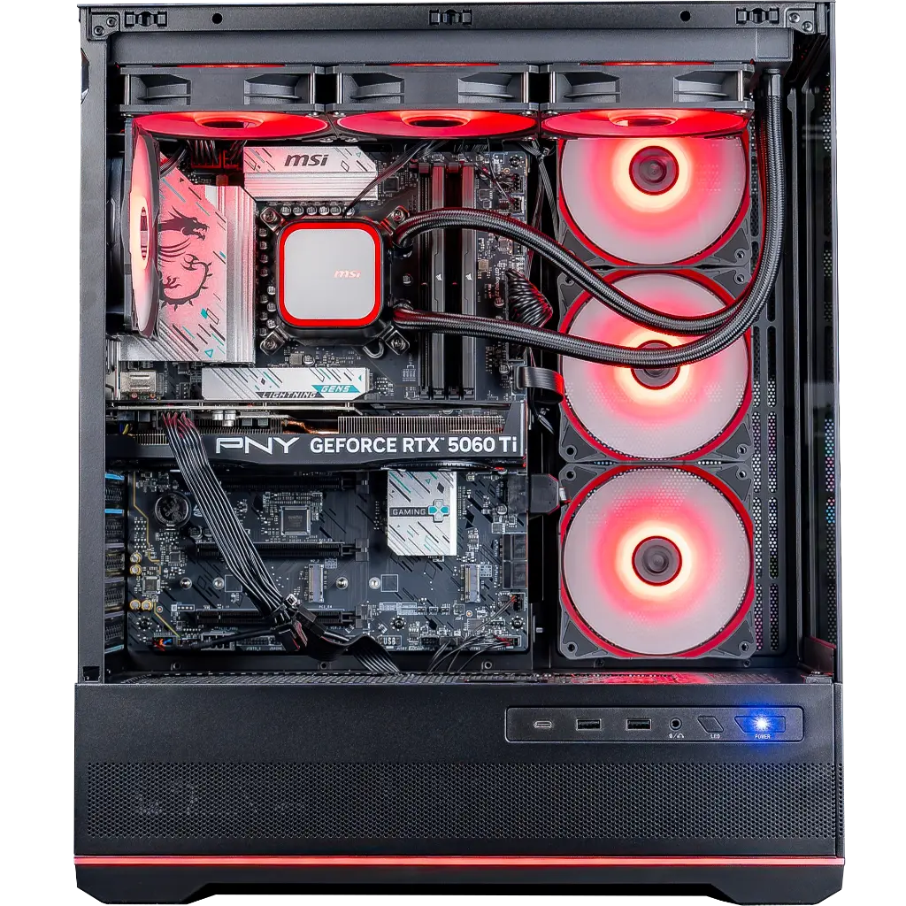 PC Rubis GeForce RTX™ 5060 Ti 16GB Powered by MSI