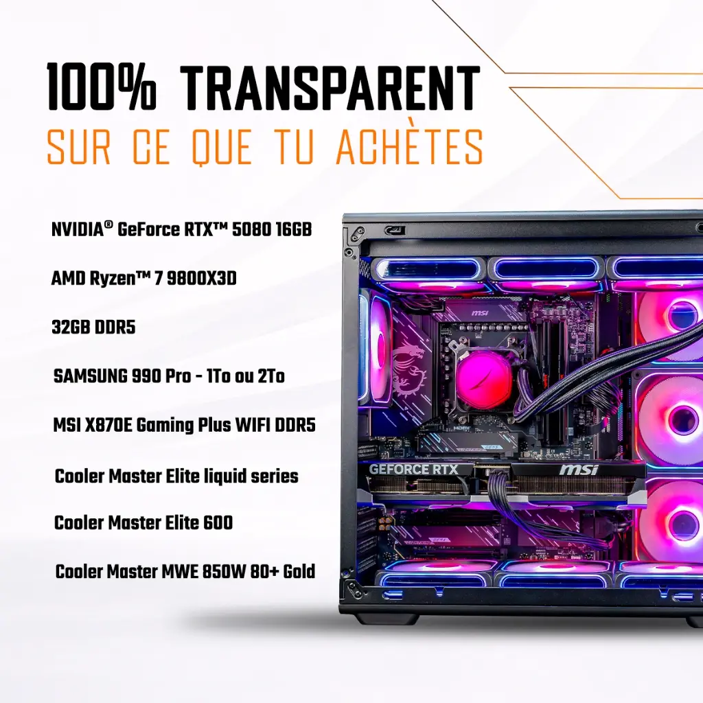 PC Ascent X3D GEFORCE RTX™ 5080