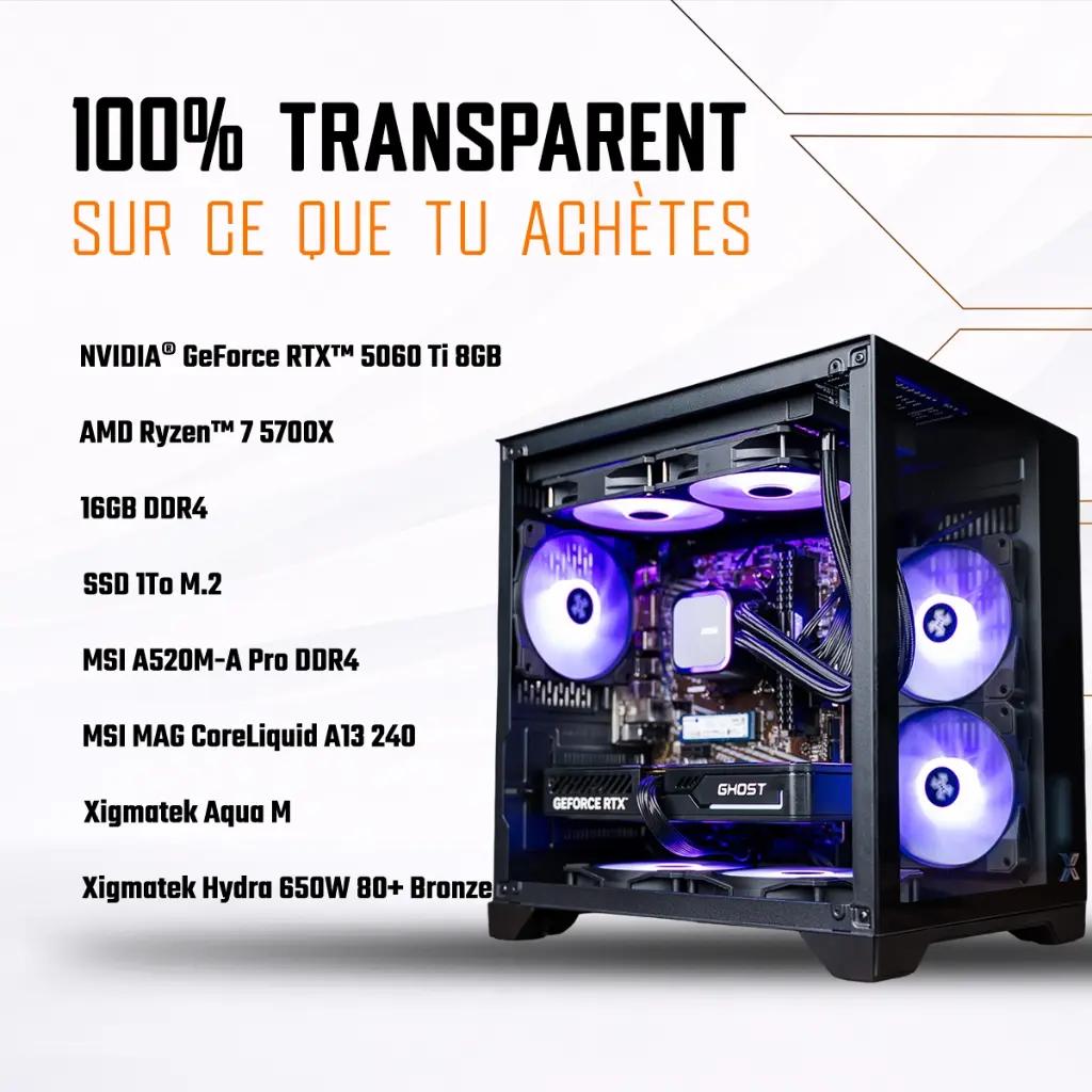 PC STRIKE GeForce RTX™ 5060 Ti 8GB 