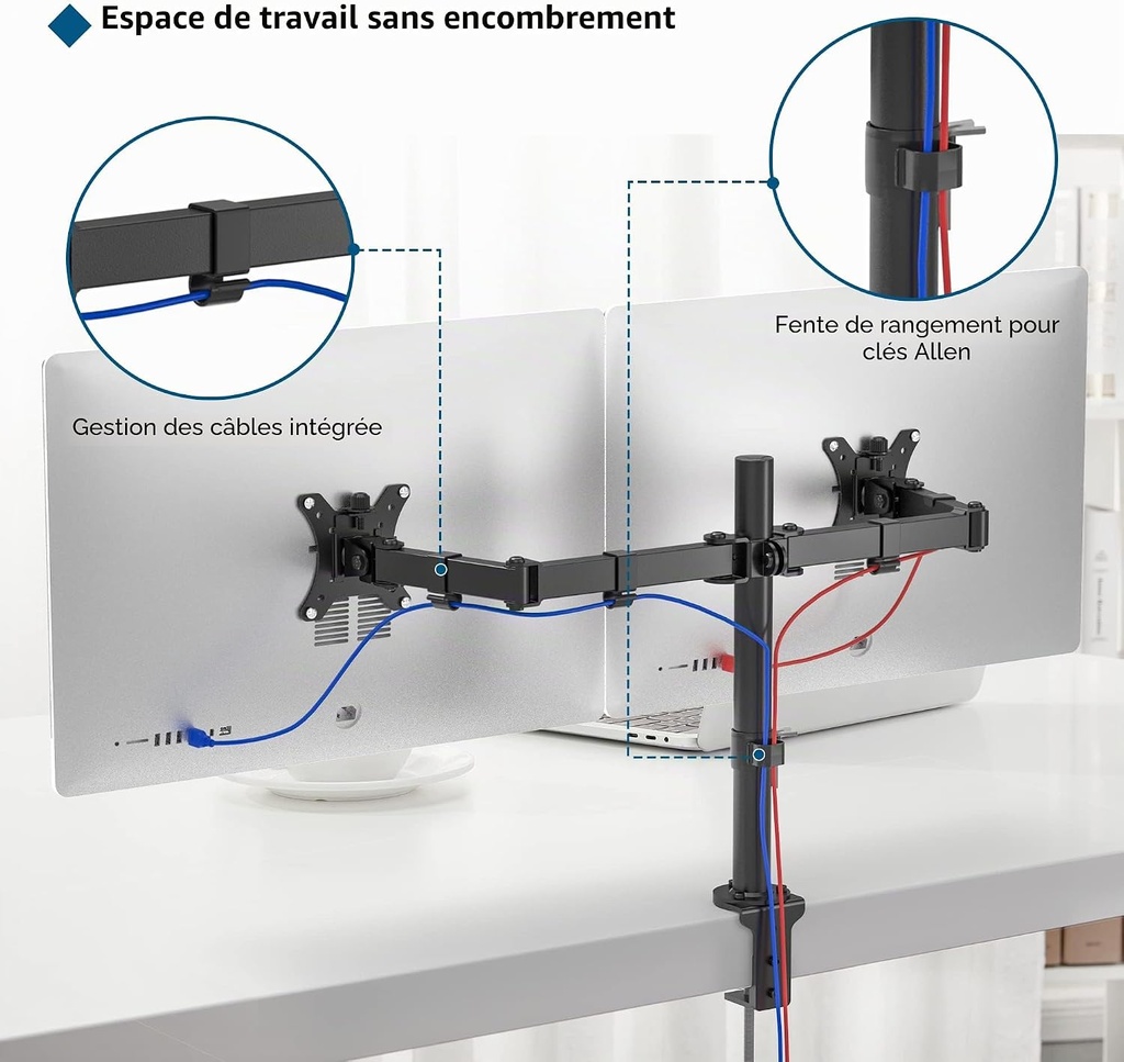 BONTEC Support 2 Ecran, 13-32 Pouces