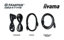IIyama G-Master Red Eagle 24" / 240Hz / FHD / Fast IPS / Plat - Écran PC
