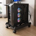  Mujiluxe - Support mobile réglable pour tour PC