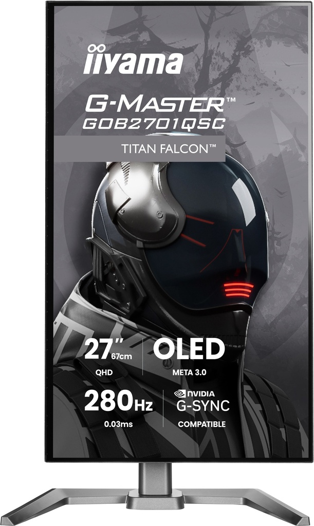 IIyama G-Master Titan Falcon 27" / 280Hz / QHD / OLED / Plat - Écran PC