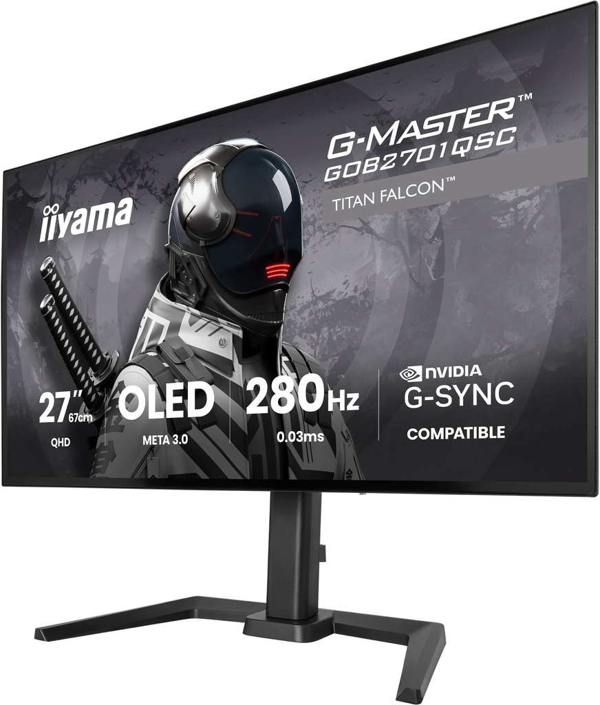 IIyama G-Master Titan Falcon 27" / 280Hz / QHD / OLED / Plat - Écran PC