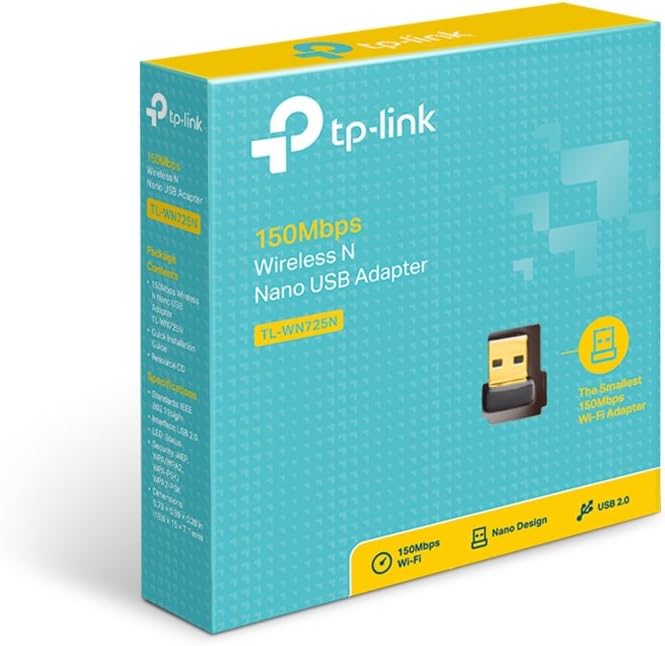 TP-Link TL-WN725N - Nano-adaptateur Wi-Fi N150 USB