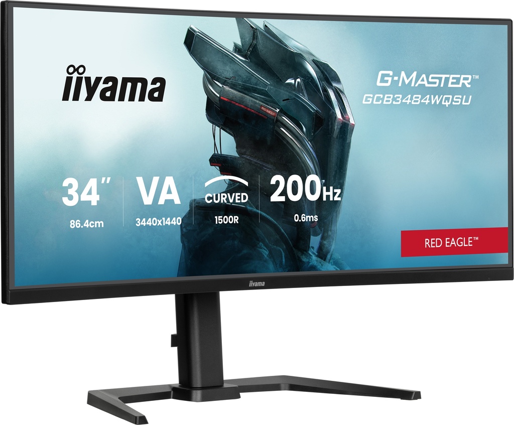 IIyama G-Master Red Eagle 34" / 200Hz / UWQHD / VA / Incurvé - Écran PC