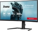 IIyama G-Master Red Eagle 34" / 200Hz / UWQHD / VA / Incurvé - Écran PC