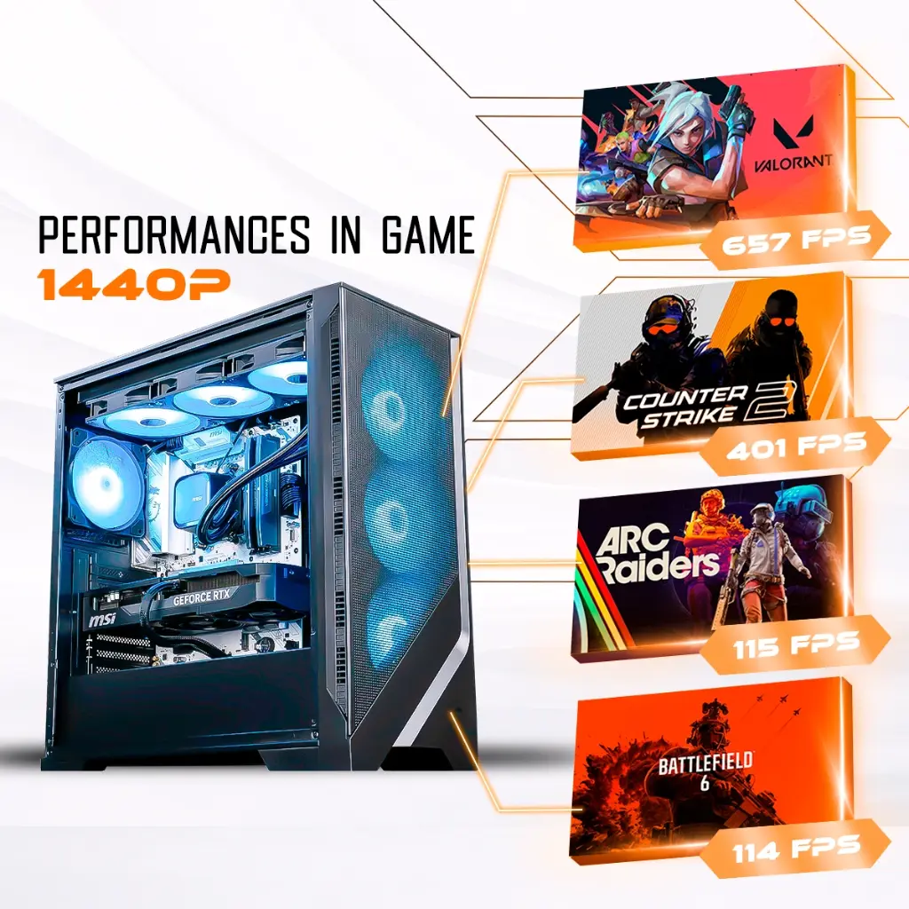 PC Requiem GEFORCE RTX™ 5070 Ti