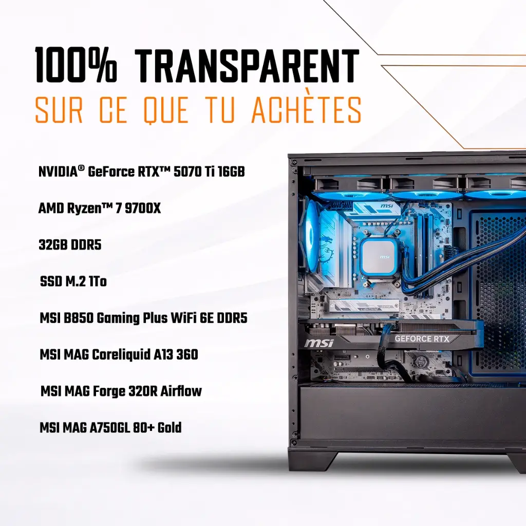 PC Requiem GEFORCE RTX™ 5070 Ti