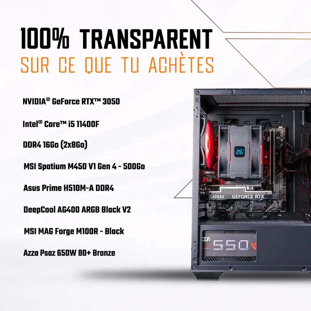 PC Bengal GEFORCE RTX™ 3050 