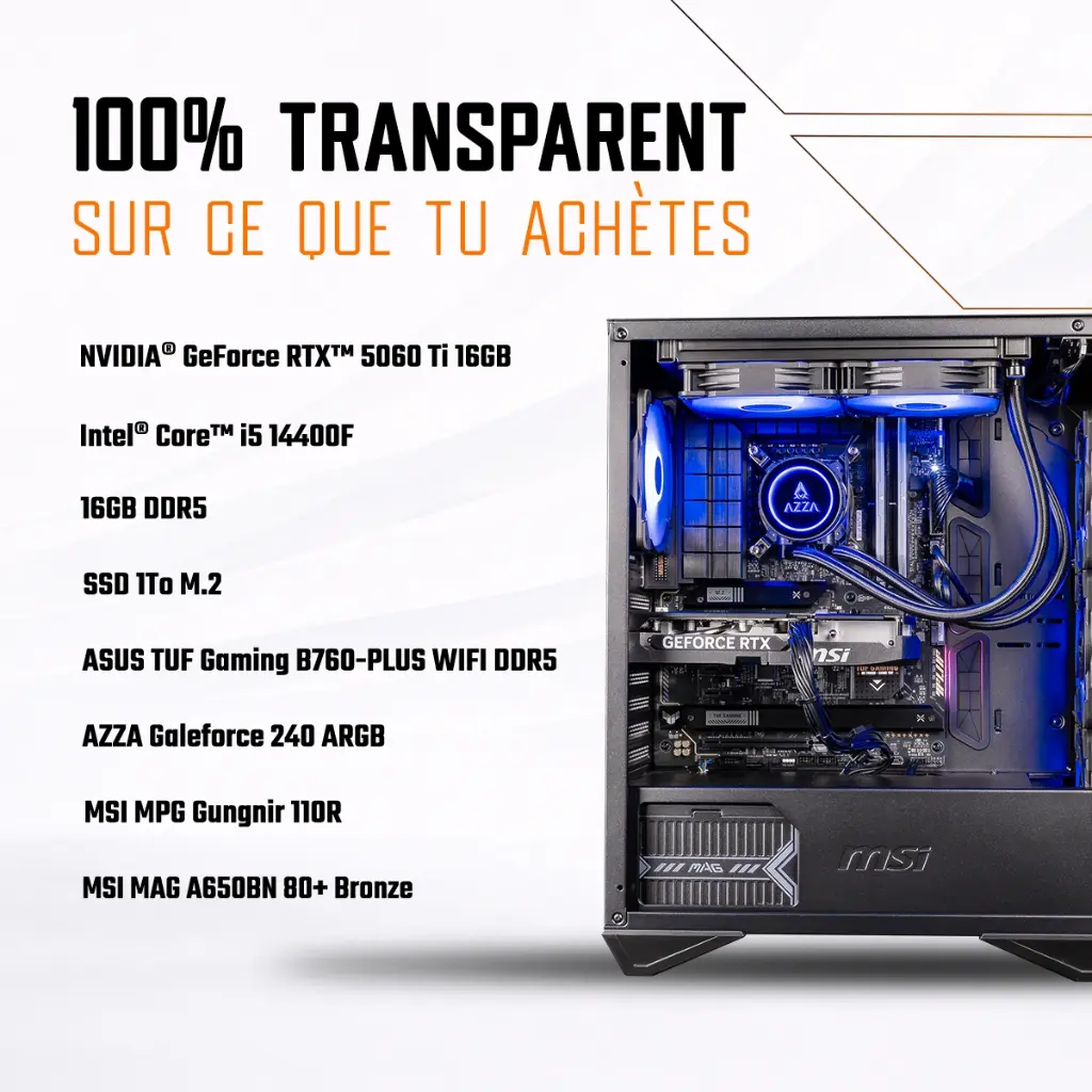 PC Swift GEFORCE RTX™ 5060 Ti 16GB