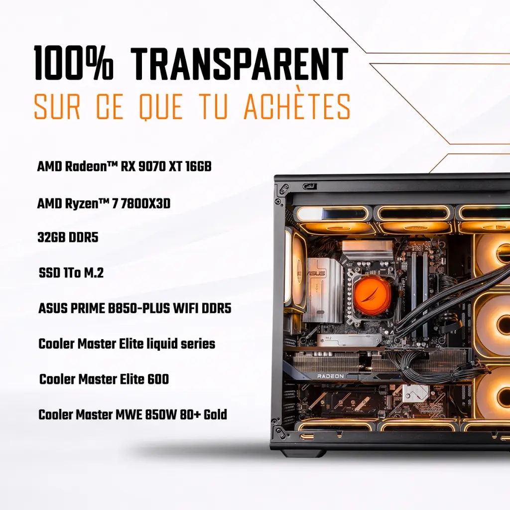 PC Apex V2 Radeon™ RX 9070 XT 16GB