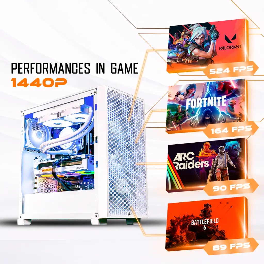 PC French Radeon RX™ 9070 by Corsair
