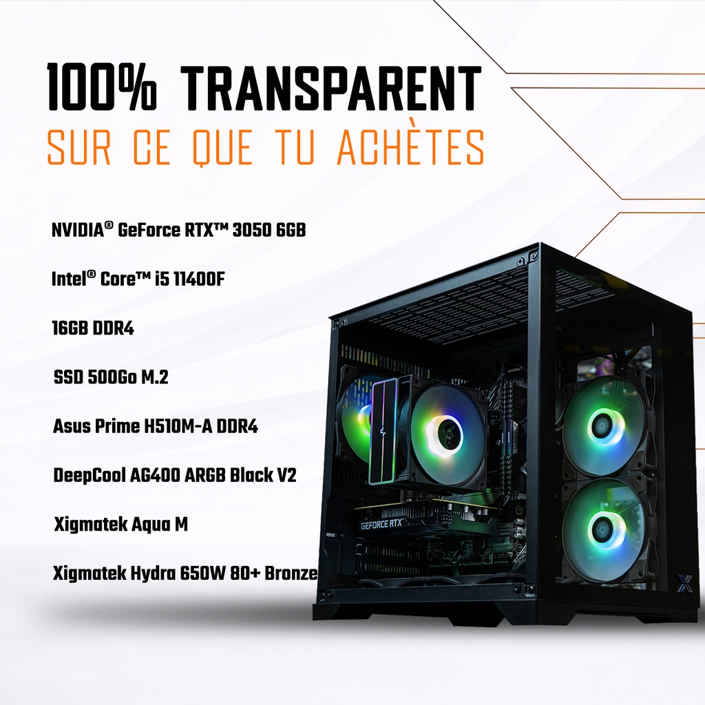 PC Rise GEFORCE RTX™ 3050