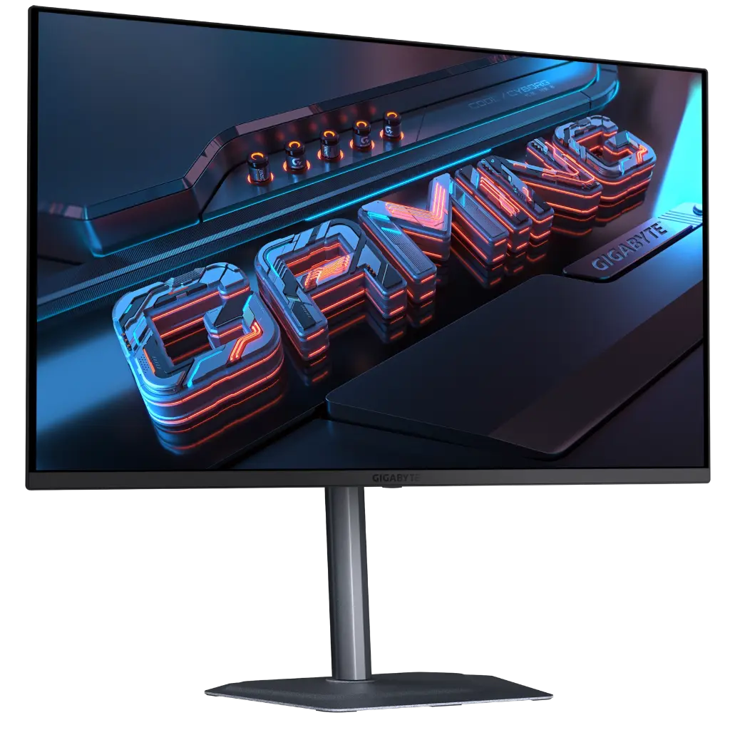 Le GIGABYTE MO32U offre une image détaillée en 4K UHD avec une technologie QD-OLED, 10 bits et une couverture de 99 % du DCI-P3.