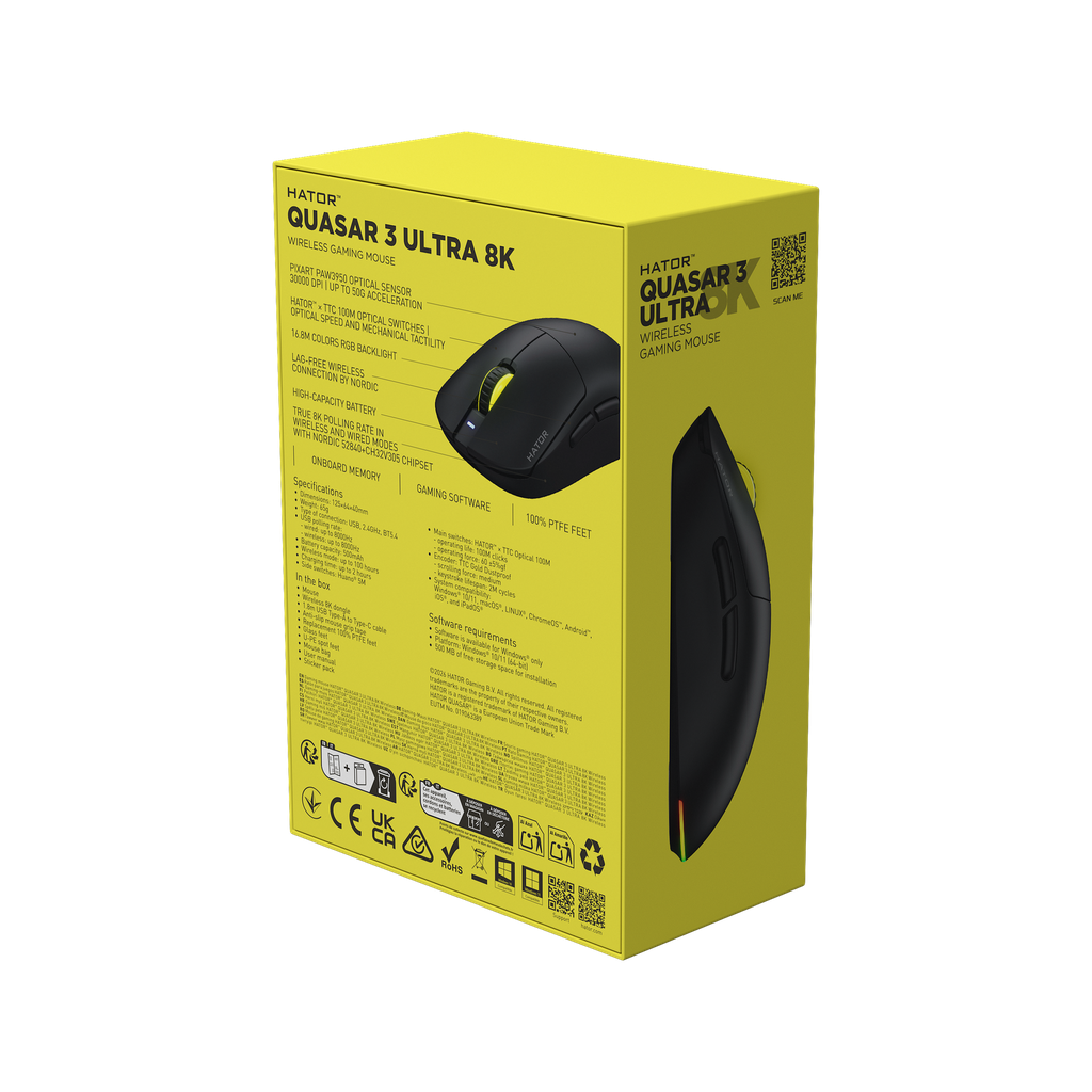 HATOR Quasar 3 Ultra 8K Wireless