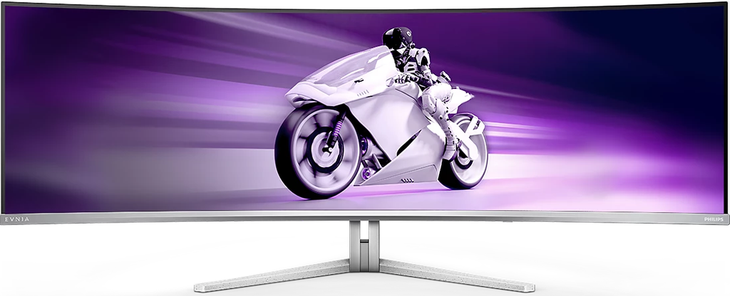 Écran PC gamer Philips Evnia 49 pouces incurvé QD OLED DQHD 240Hz 32 9 ultra large pour setup gaming immersif