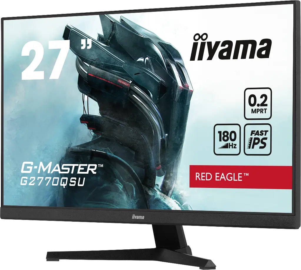 IIYAMA 27" / 180Hz / QHD / Fast IPS / Flat