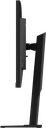 Vue de profil de l'écran PC gamer GIGABYTE M27UA 27 pouces UHD 4K avec pied ergonomique ajustable pour setup FlowUP