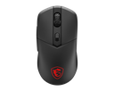 Souris pc gamer sans fil MSI Versa 300 noire avec capteur optique 6400 DPI et design ergonomique léger pour setup gaming FlowUP