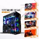 Graphique des performances FPS en 1440p du PC gamer Cheetoh Remastered avec RTX 5070 sur Valorant et Cyberpunk 2077