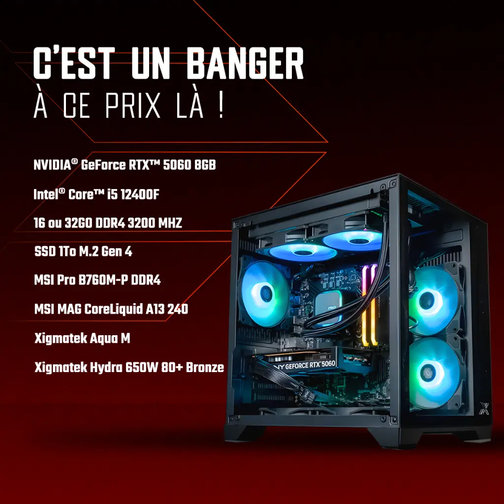 PC Banger GEFORCE RTX™ 5060