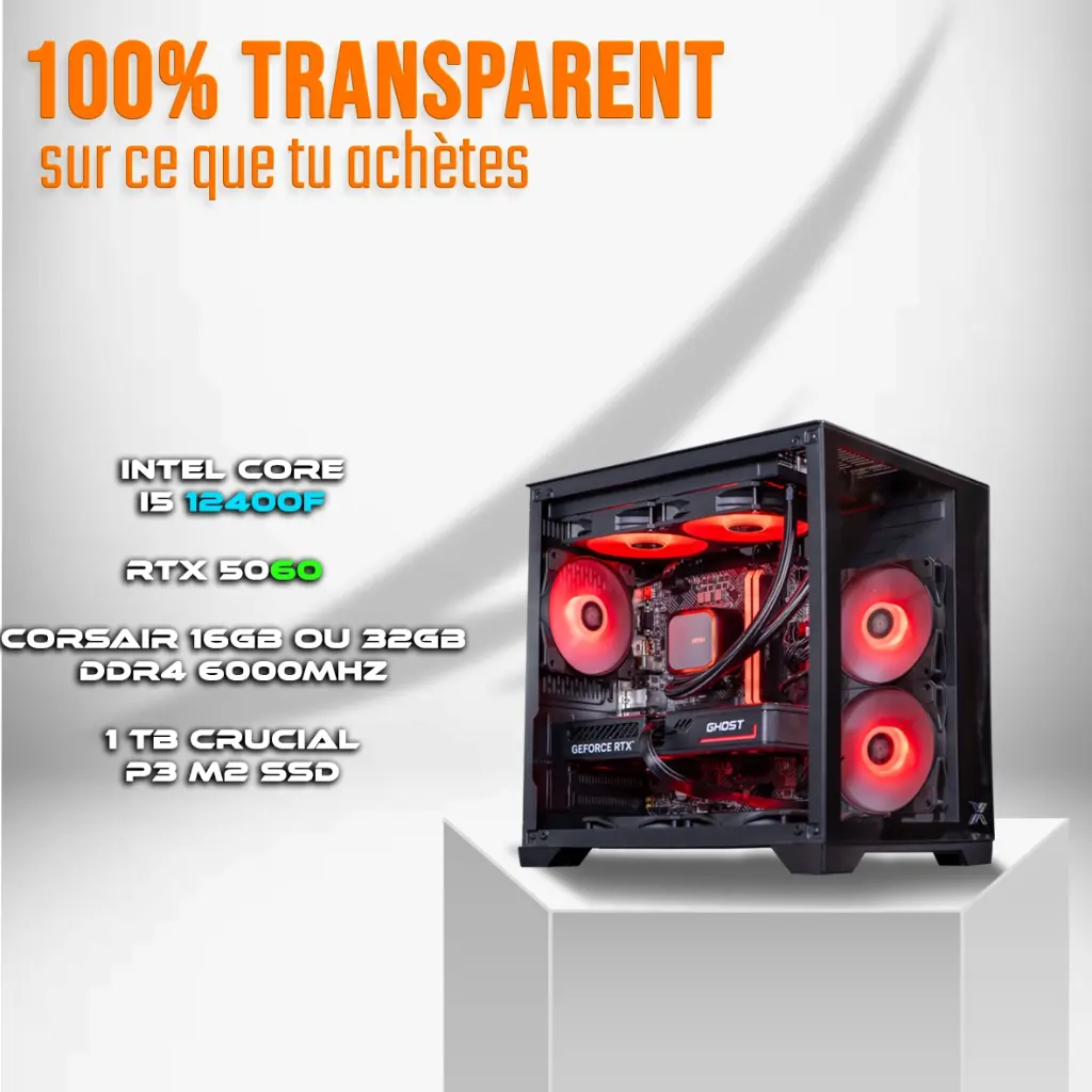 Starter Pack: PC BANGER RTX 5060 + IIyama 24" / 180Hz / FHD / IPS / Flat