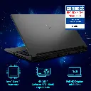 PC portable gamer ERAZER Deputy P1 Intel Core 5 210H GeForce RTX 5060 écran Full HD 16 9 144Hz design noir gaming performant
