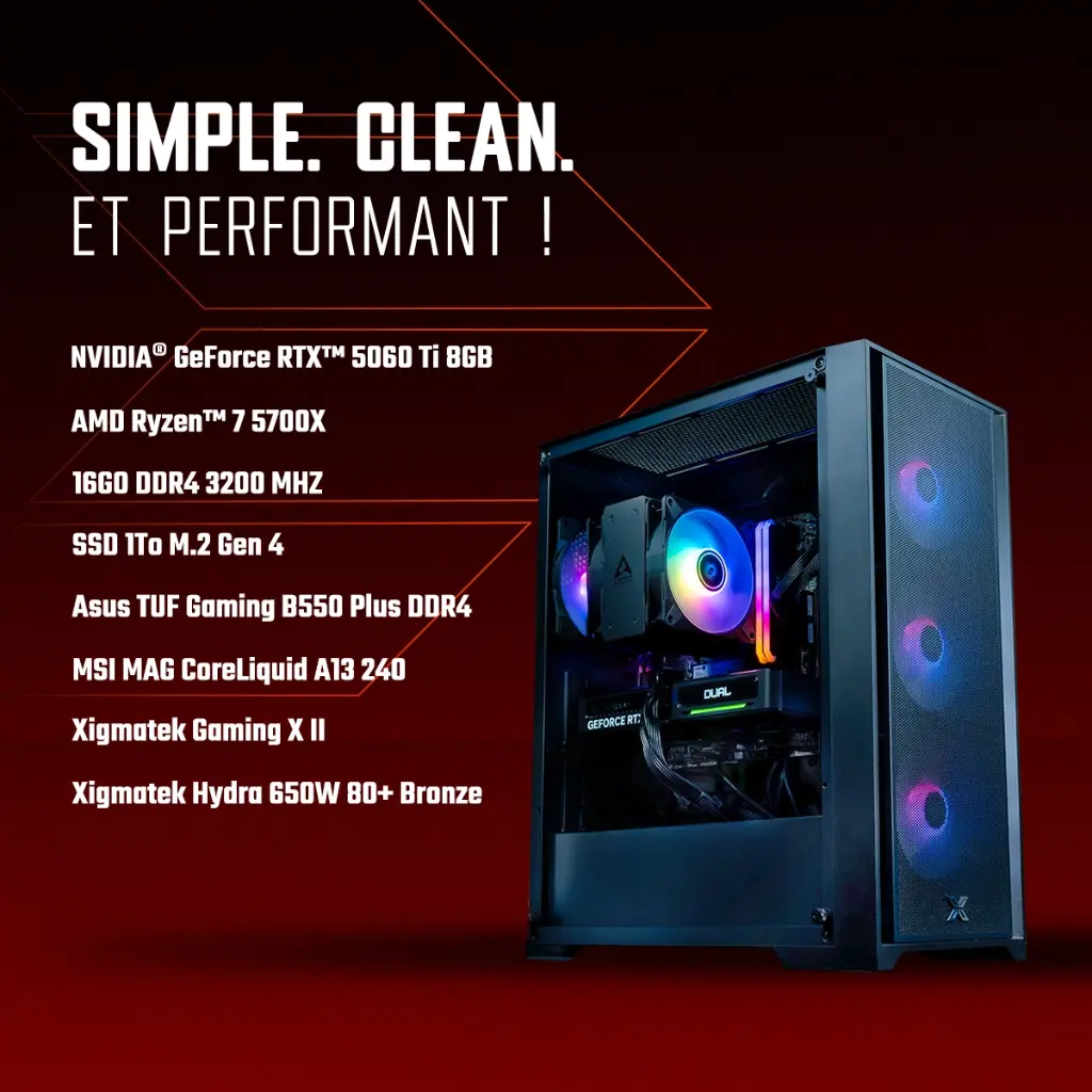 PC Savannah GeForce RTX™ 5060 Ti 8GB 