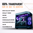 PC gamer Orion GeForce RTX™ 5080 noir RGB violet 32Go DDR5 SSD 2To configuration gaming 4K 2160p hautes performances DLSS 4