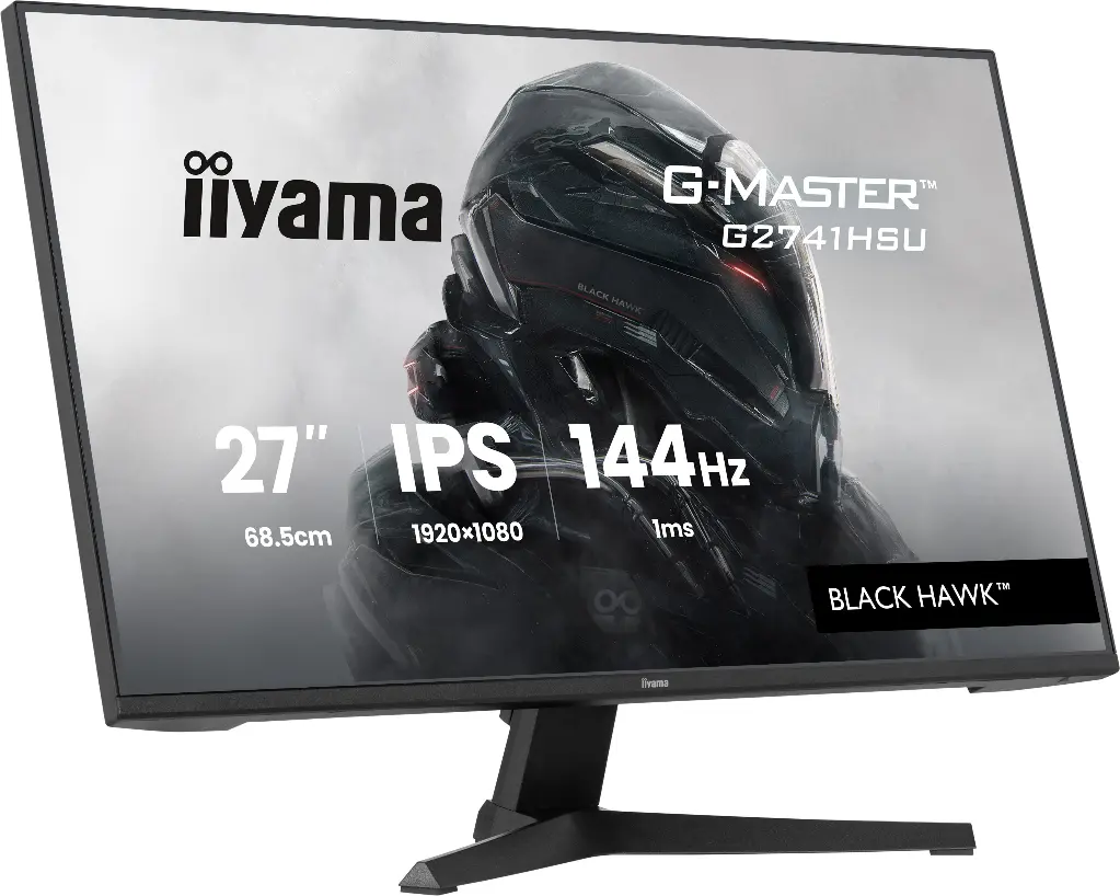 IIyama 27" / 144Hz / FHD / IPS / Plat - Écran PC