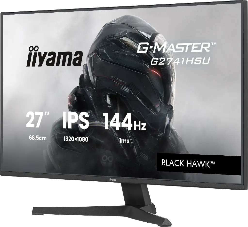 IIyama 27" / 144Hz / FHD / IPS / Plat - Écran PC