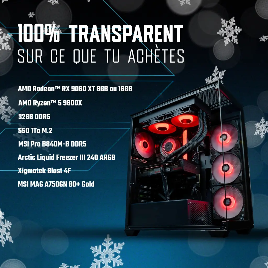 PC Rift Radeon™ RX 9060 XT