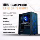Composants du PC gamer Bengal FlowUP : NVIDIA RTX 3050, Intel Core i5-11400F et 16Go de RAM DDR4