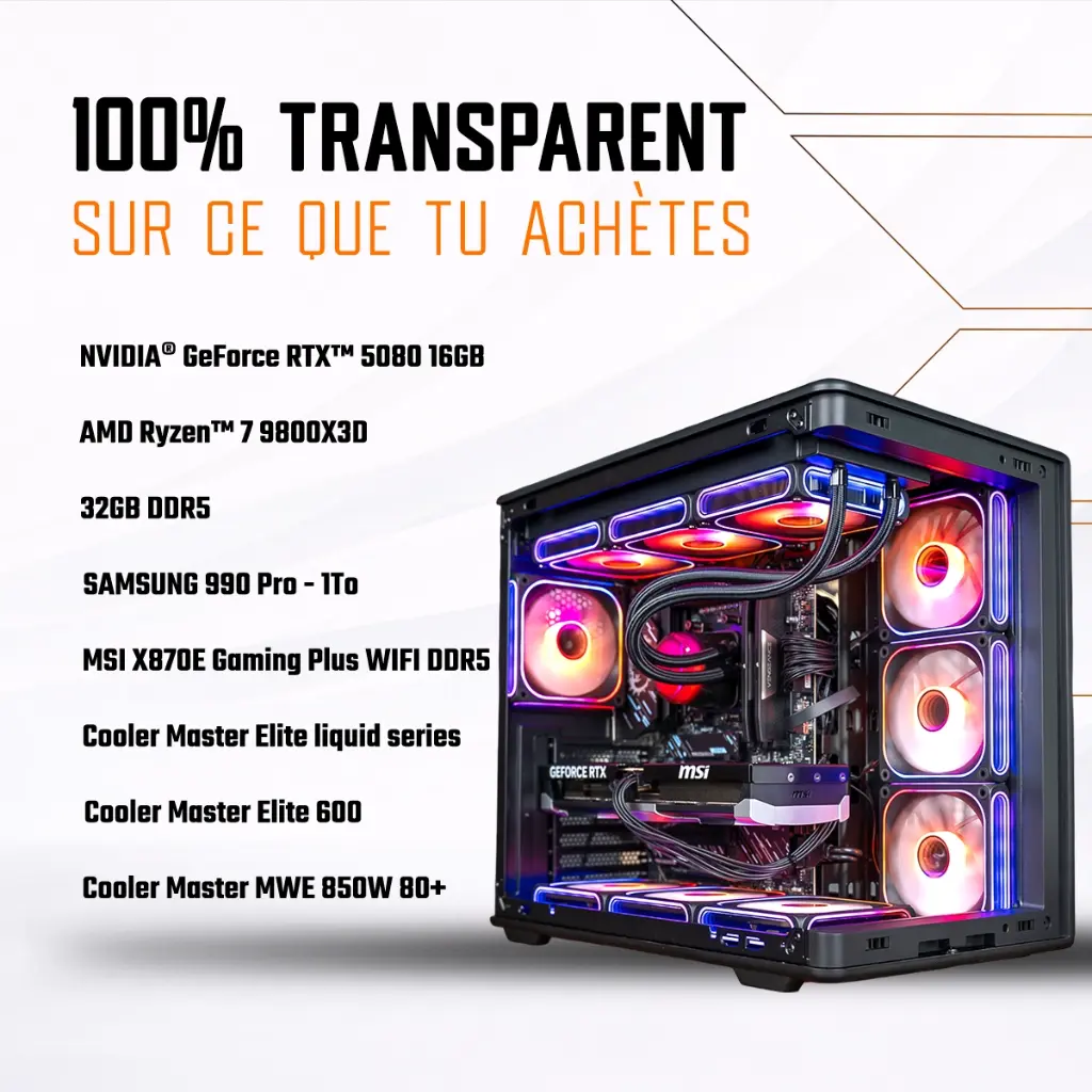 PC Ascent X3D GEFORCE RTX™ 5080