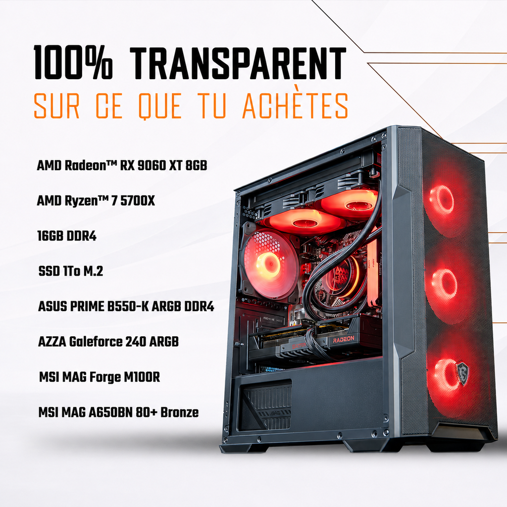PC Spike GeForce RTX™ 5060 Ti 8GB