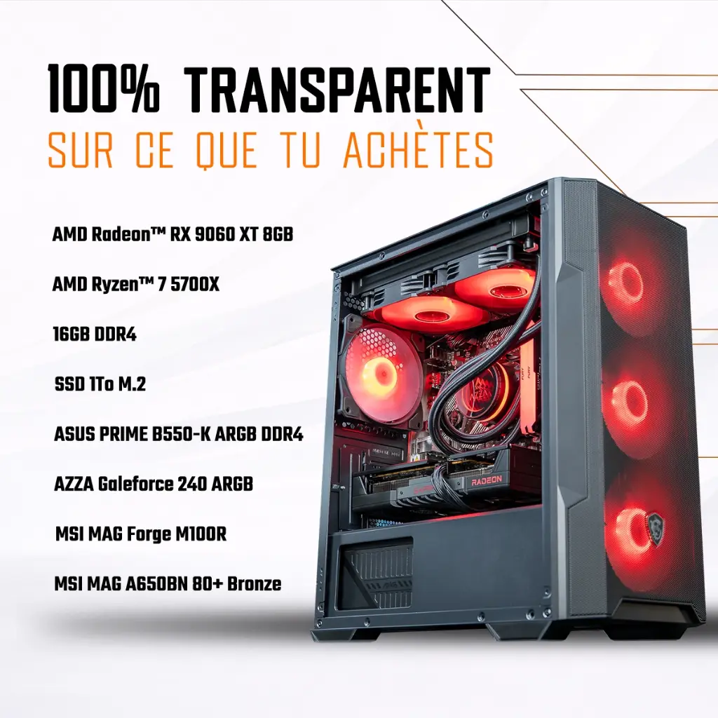 PC Spike GeForce RTX™ 5060 Ti 8GB