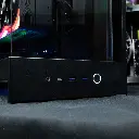 Visuel promotionnel du PC gamer Kraken : boîtier NZXT H9 Flow RGB+ avec connectique frontale complète (USB, USB-C et audio), pour un accès rapide et pratique à tous vos périphériques