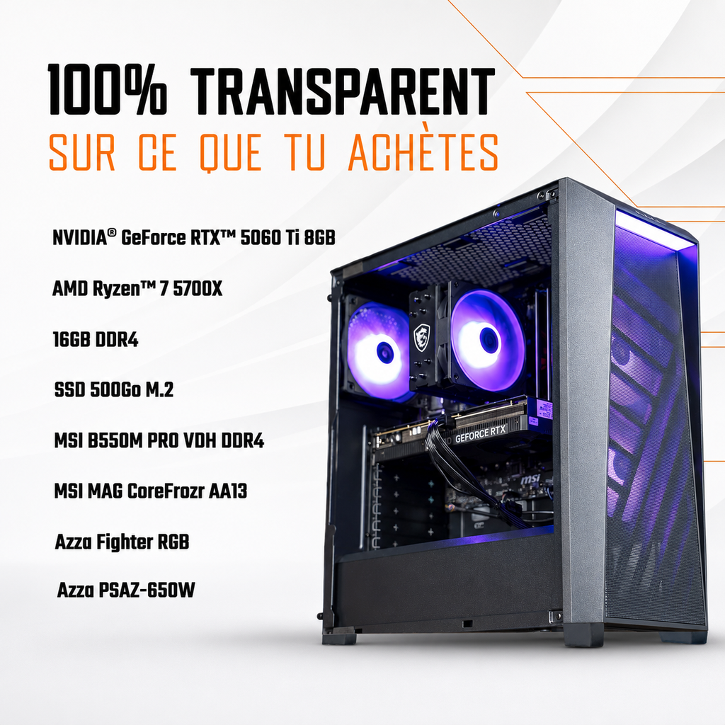 PC Savannah GeForce RTX™ 5060 Ti 8GB 